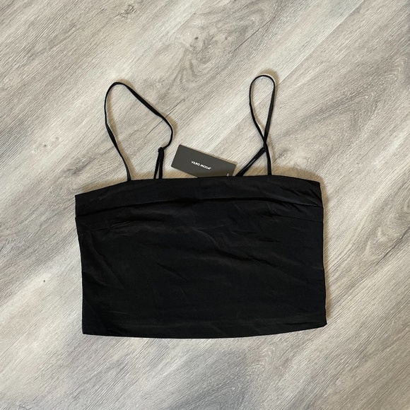Vero Moda Black Vmgiana Singlet Tube Top - Picture 3 of 5